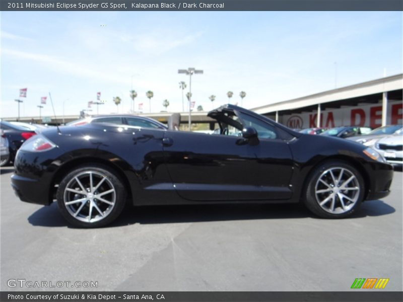 Kalapana Black / Dark Charcoal 2011 Mitsubishi Eclipse Spyder GS Sport