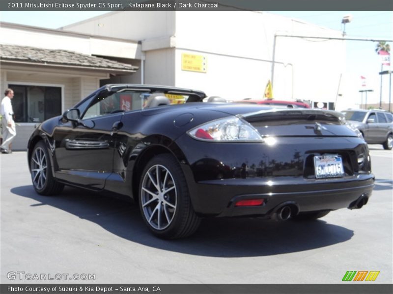 Kalapana Black / Dark Charcoal 2011 Mitsubishi Eclipse Spyder GS Sport