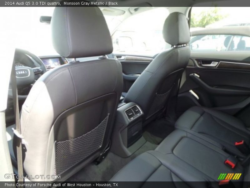 Monsoon Gray Metallic / Black 2014 Audi Q5 3.0 TDI quattro