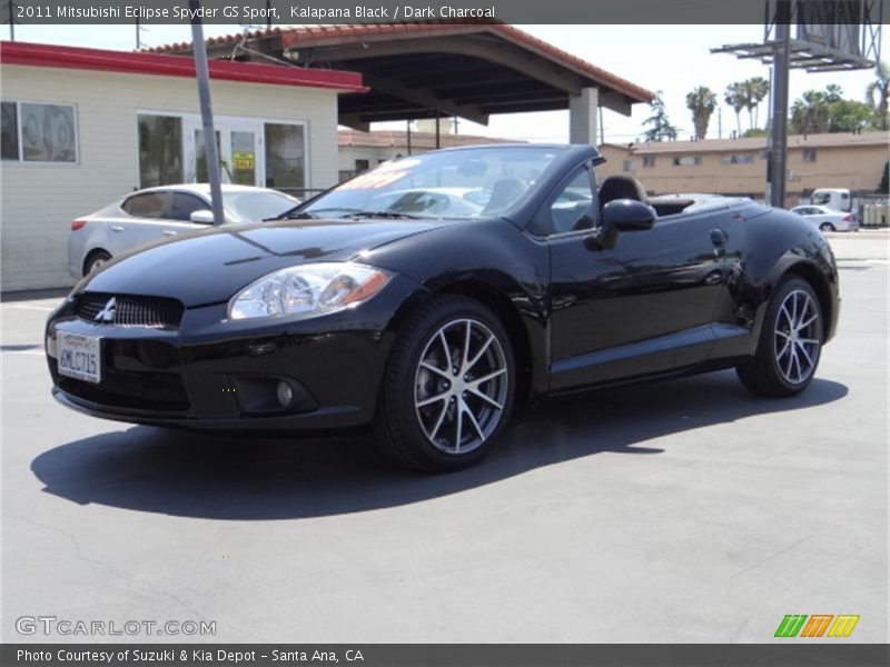 Kalapana Black / Dark Charcoal 2011 Mitsubishi Eclipse Spyder GS Sport