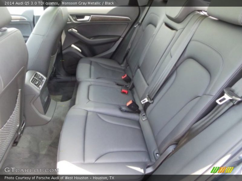 Monsoon Gray Metallic / Black 2014 Audi Q5 3.0 TDI quattro