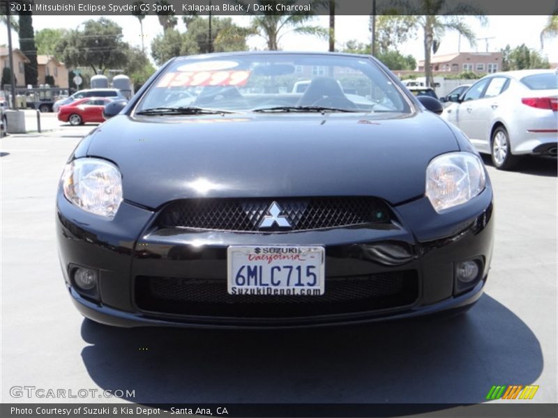 Kalapana Black / Dark Charcoal 2011 Mitsubishi Eclipse Spyder GS Sport