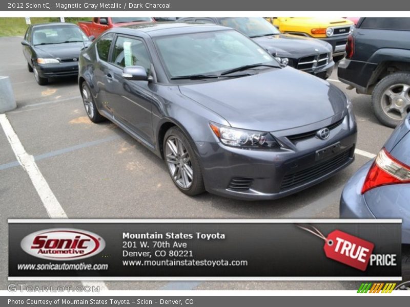 Magnetic Gray Metallic / Dark Charcoal 2012 Scion tC