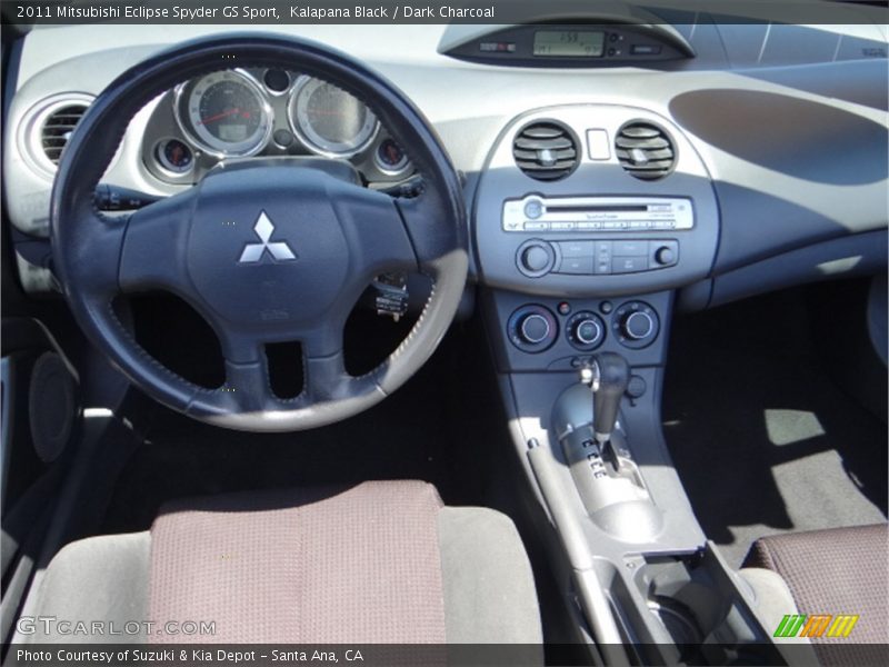 Kalapana Black / Dark Charcoal 2011 Mitsubishi Eclipse Spyder GS Sport