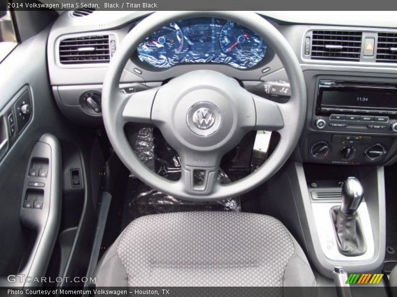 Black / Titan Black 2014 Volkswagen Jetta S Sedan