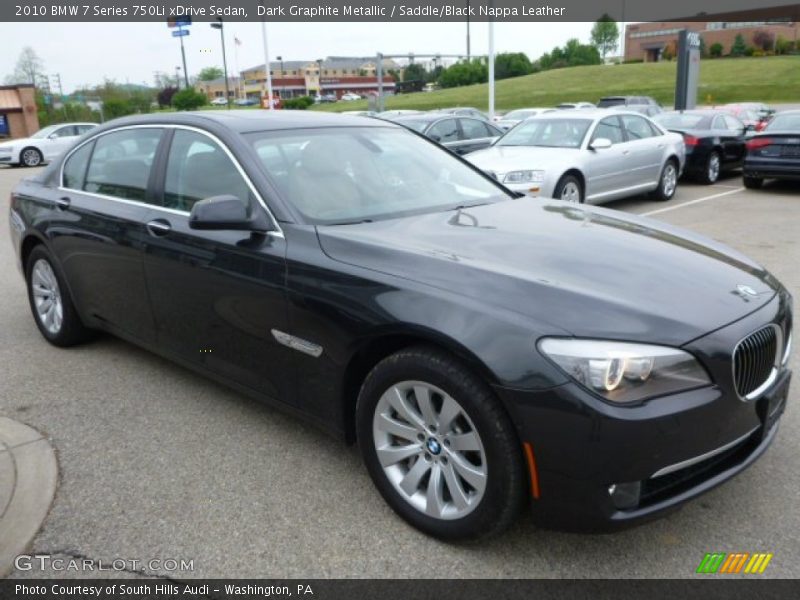 Front 3/4 View of 2010 7 Series 750Li xDrive Sedan