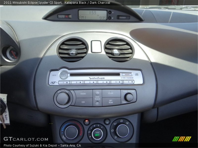 Kalapana Black / Dark Charcoal 2011 Mitsubishi Eclipse Spyder GS Sport