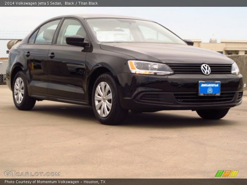 Black / Titan Black 2014 Volkswagen Jetta S Sedan