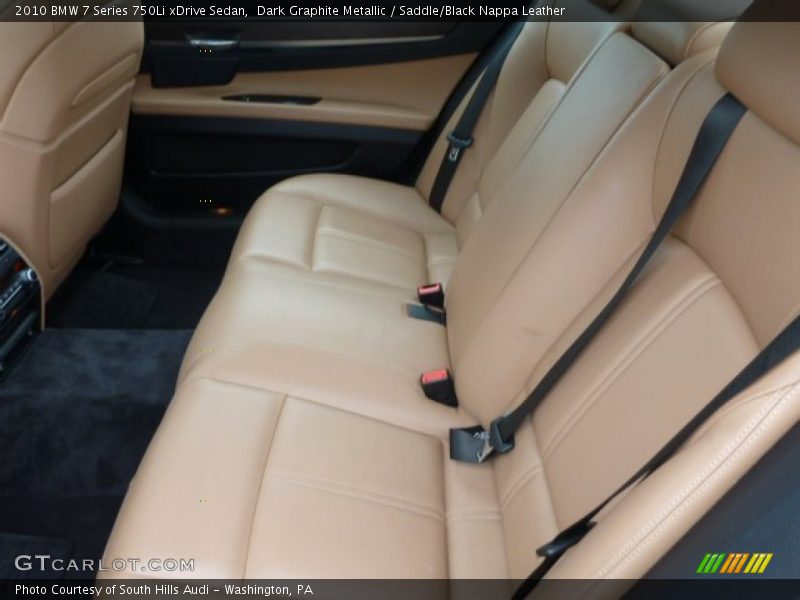 Dark Graphite Metallic / Saddle/Black Nappa Leather 2010 BMW 7 Series 750Li xDrive Sedan