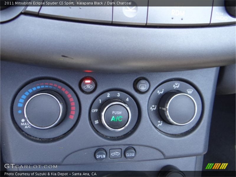 Controls of 2011 Eclipse Spyder GS Sport