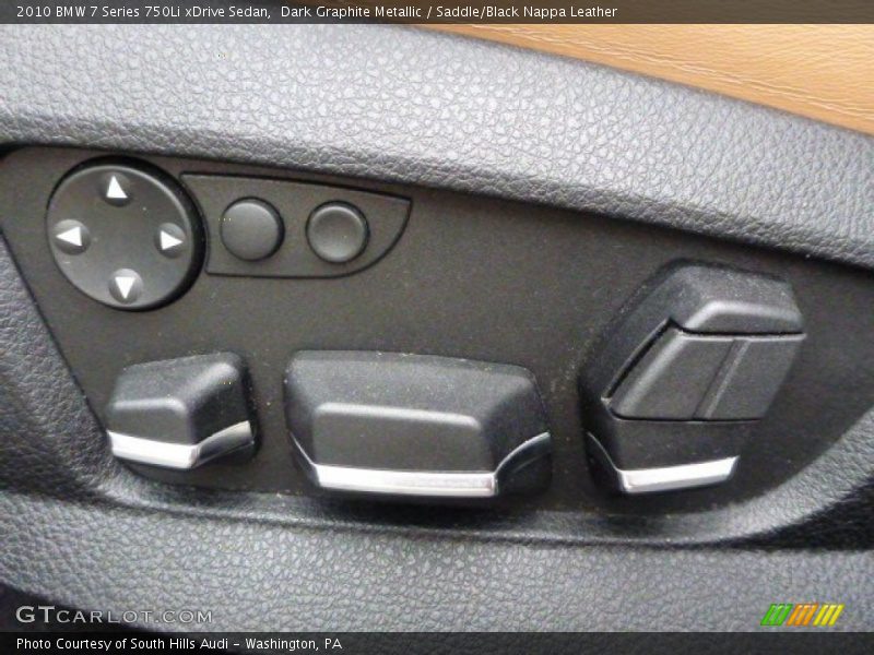 Dark Graphite Metallic / Saddle/Black Nappa Leather 2010 BMW 7 Series 750Li xDrive Sedan