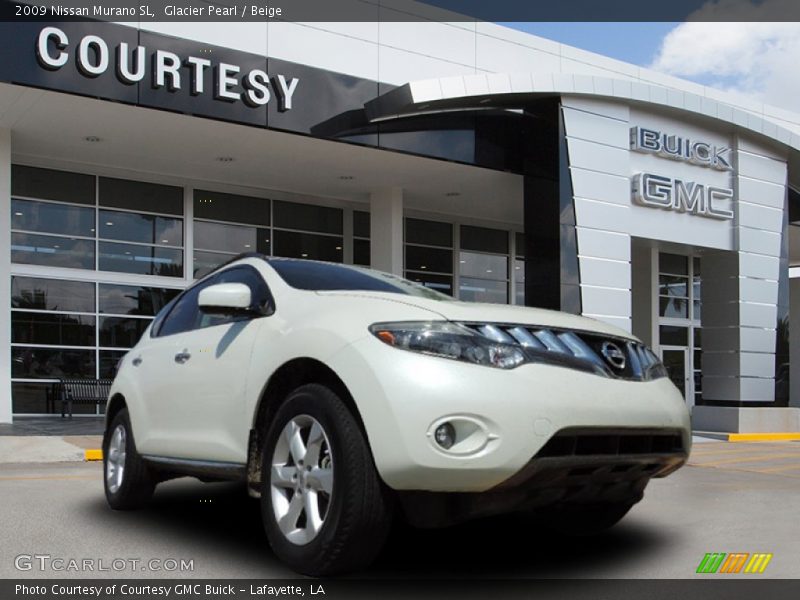 Glacier Pearl / Beige 2009 Nissan Murano SL