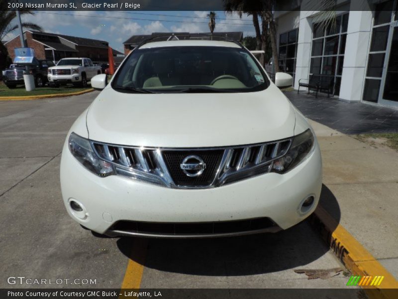 Glacier Pearl / Beige 2009 Nissan Murano SL