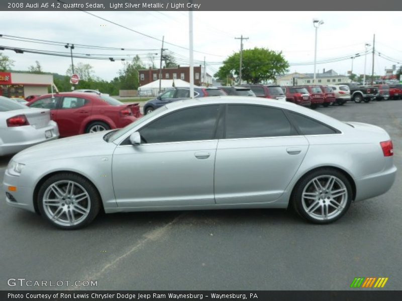 Light Silver Metallic / Light Grey 2008 Audi A6 4.2 quattro Sedan