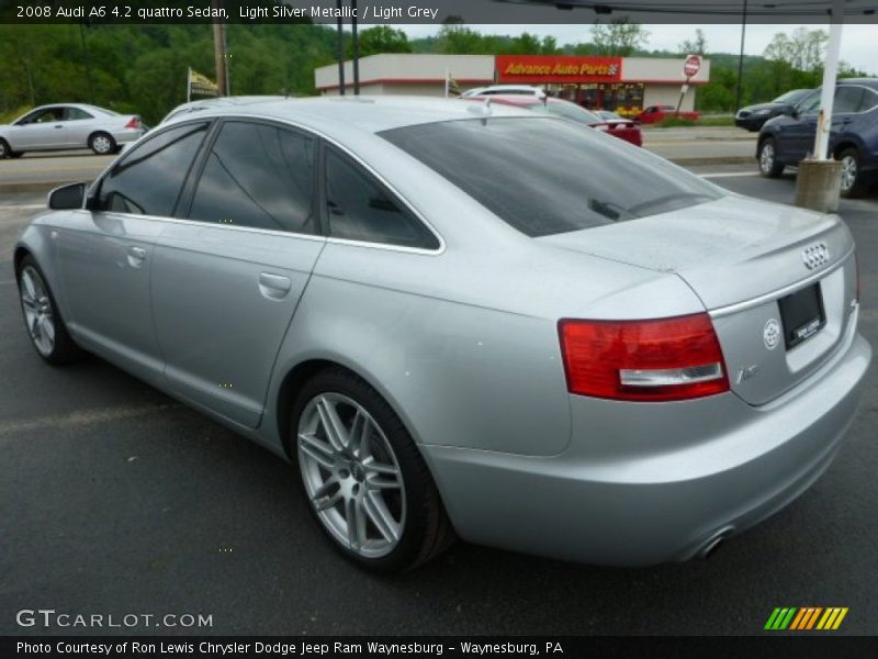 Light Silver Metallic / Light Grey 2008 Audi A6 4.2 quattro Sedan