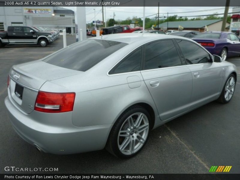 Light Silver Metallic / Light Grey 2008 Audi A6 4.2 quattro Sedan