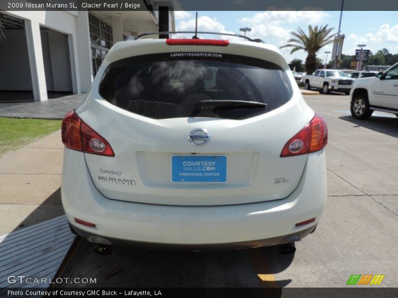 Glacier Pearl / Beige 2009 Nissan Murano SL