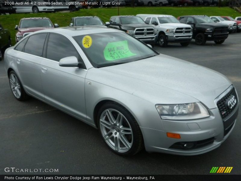 Light Silver Metallic / Light Grey 2008 Audi A6 4.2 quattro Sedan