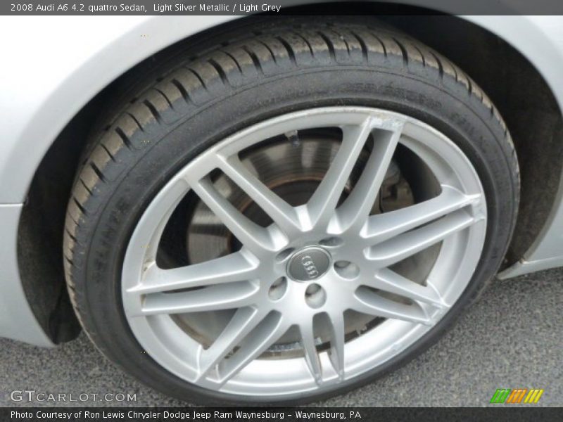 Light Silver Metallic / Light Grey 2008 Audi A6 4.2 quattro Sedan