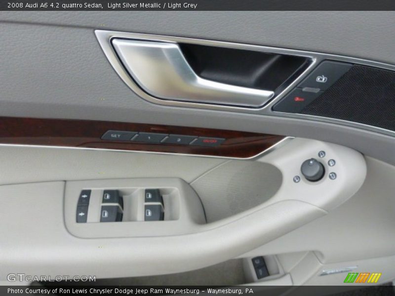 Light Silver Metallic / Light Grey 2008 Audi A6 4.2 quattro Sedan