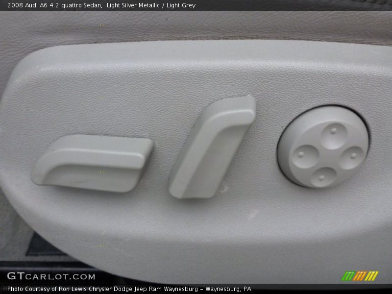 Light Silver Metallic / Light Grey 2008 Audi A6 4.2 quattro Sedan