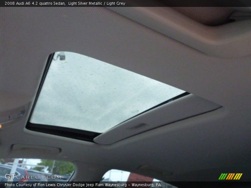 Light Silver Metallic / Light Grey 2008 Audi A6 4.2 quattro Sedan