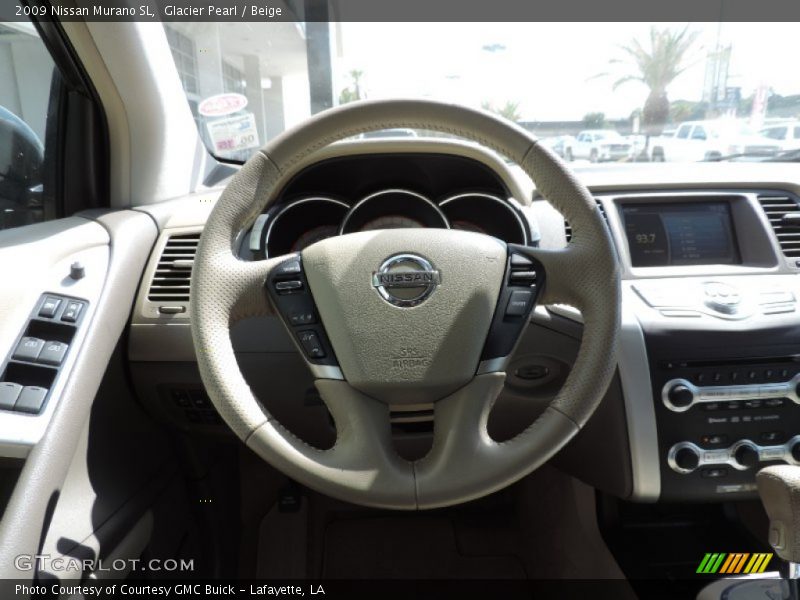 Glacier Pearl / Beige 2009 Nissan Murano SL