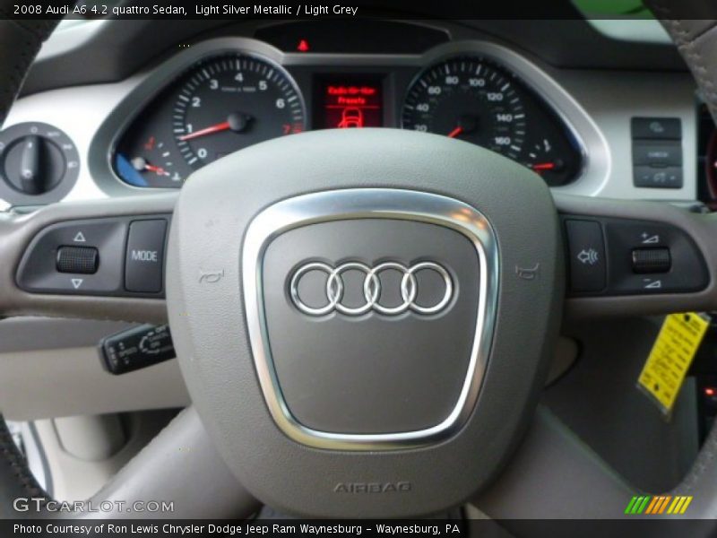 Light Silver Metallic / Light Grey 2008 Audi A6 4.2 quattro Sedan