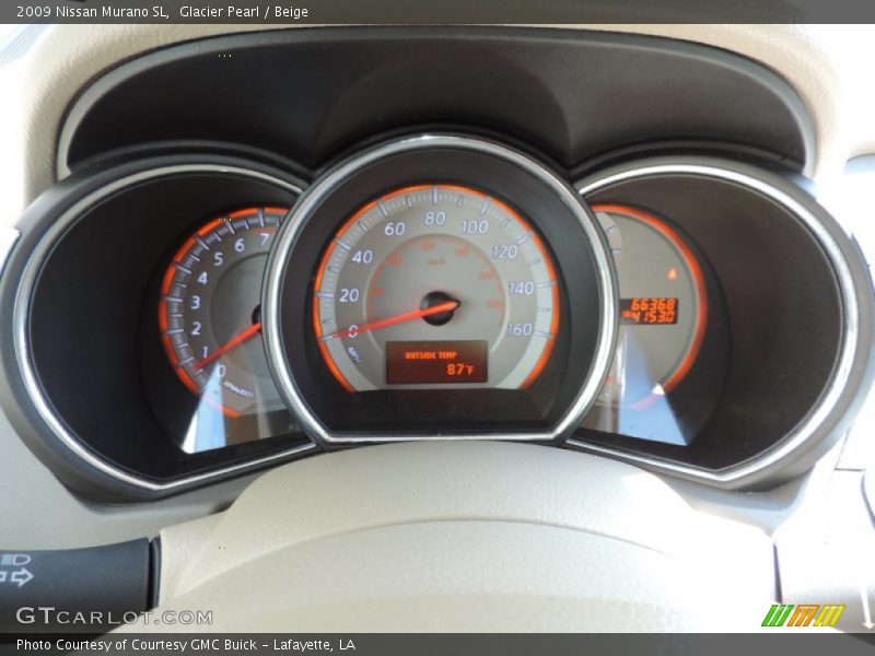 Glacier Pearl / Beige 2009 Nissan Murano SL