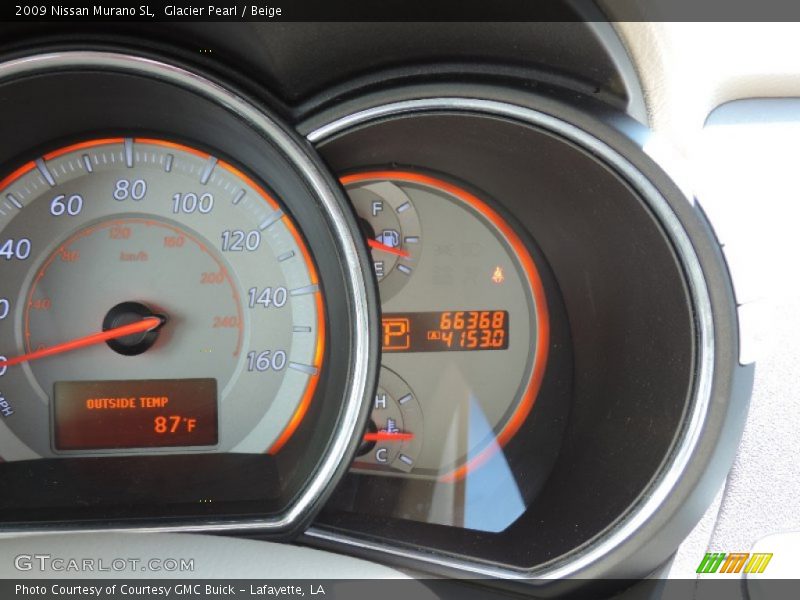 Glacier Pearl / Beige 2009 Nissan Murano SL