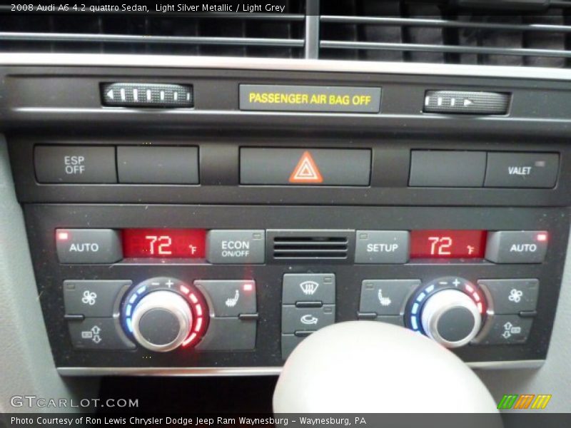 Light Silver Metallic / Light Grey 2008 Audi A6 4.2 quattro Sedan