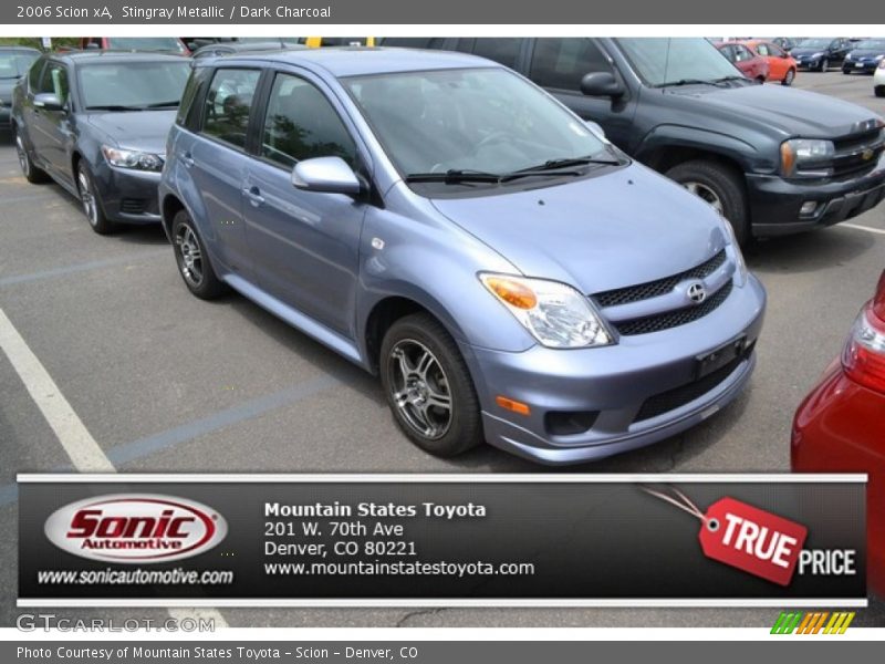 Stingray Metallic / Dark Charcoal 2006 Scion xA