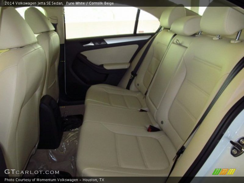 Pure White / Cornsilk Beige 2014 Volkswagen Jetta SE Sedan