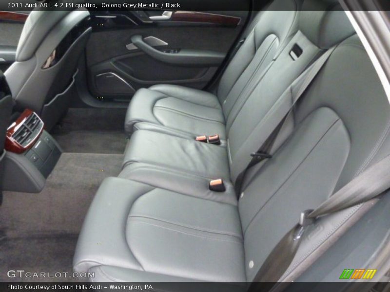 Oolong Grey Metallic / Black 2011 Audi A8 L 4.2 FSI quattro