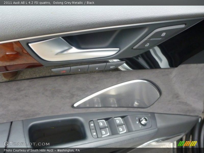Oolong Grey Metallic / Black 2011 Audi A8 L 4.2 FSI quattro