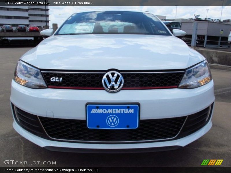 Pure White / Titan Black 2014 Volkswagen Jetta GLI
