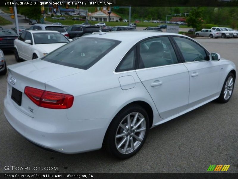 Ibis White / Titanium Grey 2014 Audi A4 2.0T quattro Sedan