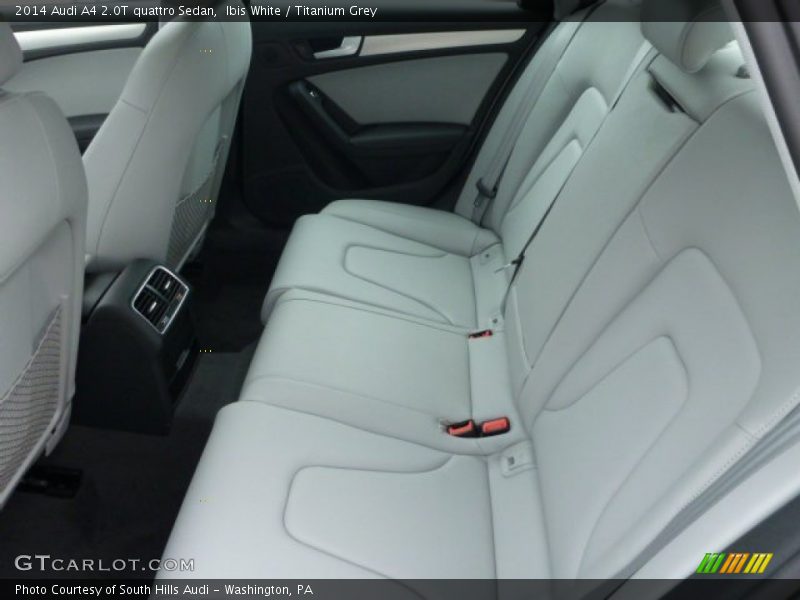 Ibis White / Titanium Grey 2014 Audi A4 2.0T quattro Sedan