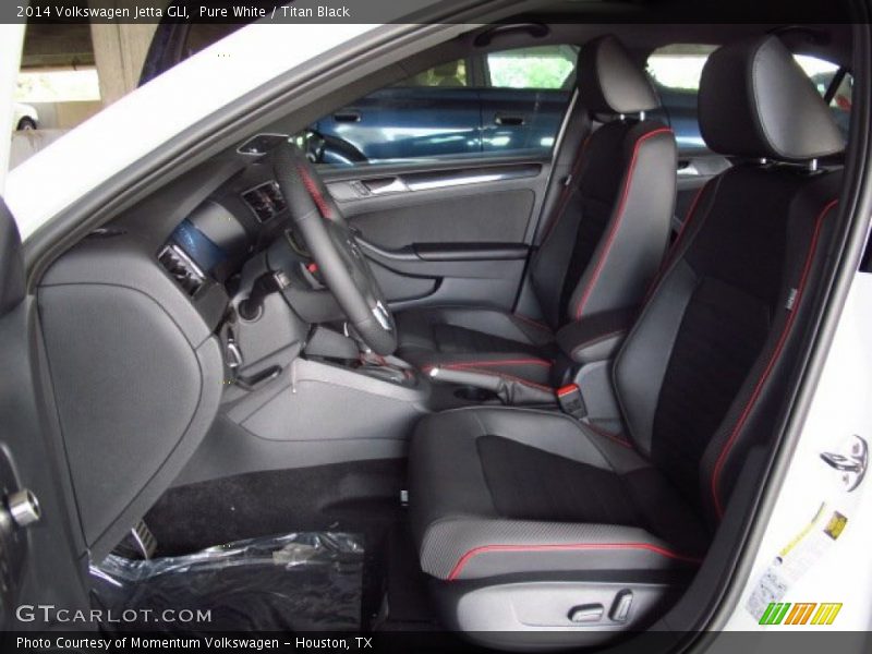 Pure White / Titan Black 2014 Volkswagen Jetta GLI