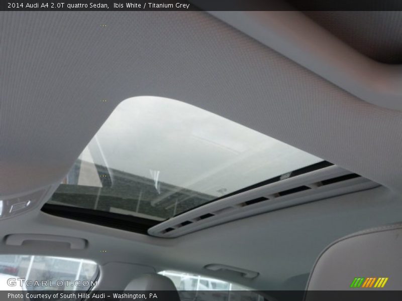 Ibis White / Titanium Grey 2014 Audi A4 2.0T quattro Sedan