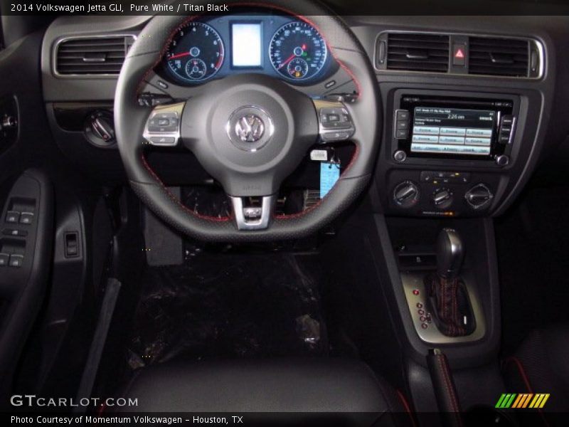 Pure White / Titan Black 2014 Volkswagen Jetta GLI