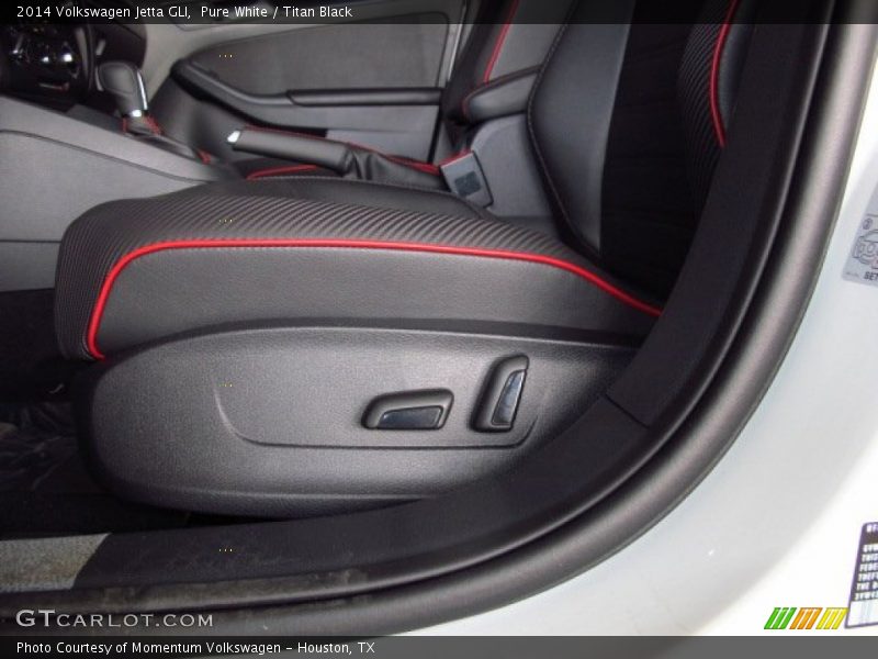 Pure White / Titan Black 2014 Volkswagen Jetta GLI