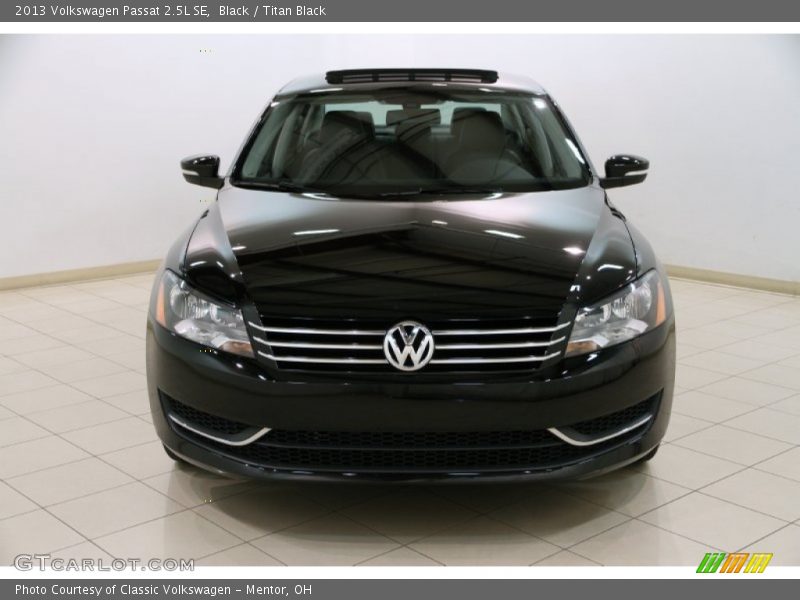 Black / Titan Black 2013 Volkswagen Passat 2.5L SE