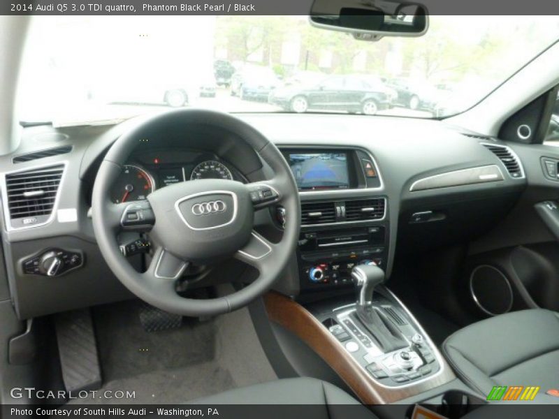 Phantom Black Pearl / Black 2014 Audi Q5 3.0 TDI quattro