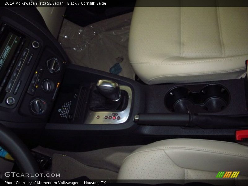 Black / Cornsilk Beige 2014 Volkswagen Jetta SE Sedan