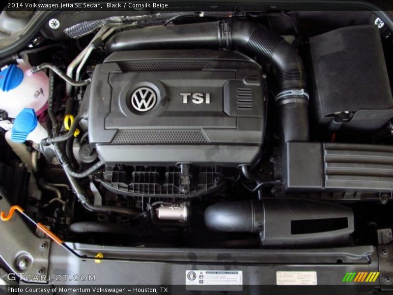 Black / Cornsilk Beige 2014 Volkswagen Jetta SE Sedan