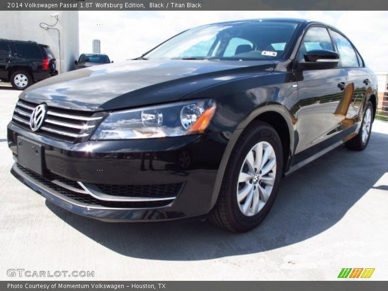 Black / Titan Black 2014 Volkswagen Passat 1.8T Wolfsburg Edition