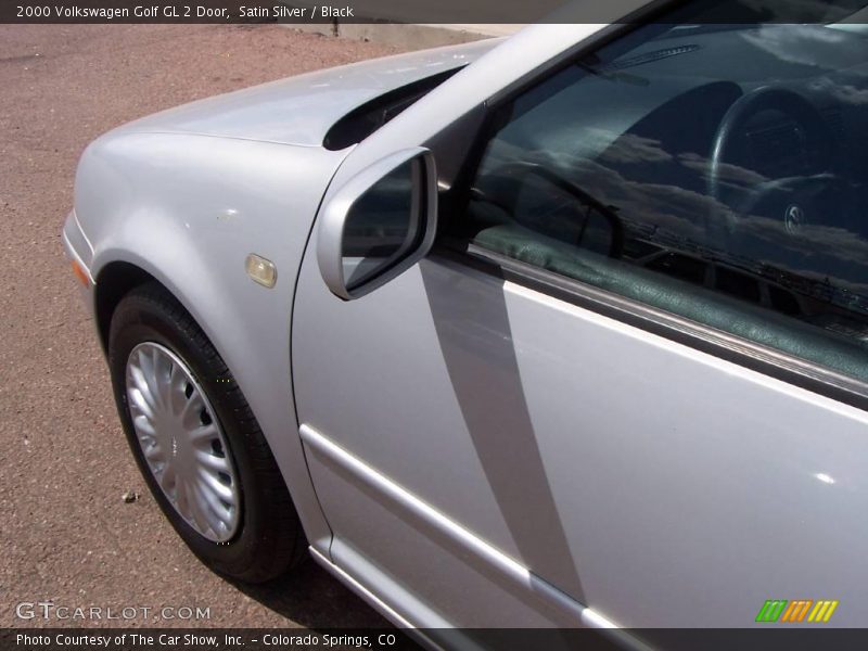 Satin Silver / Black 2000 Volkswagen Golf GL 2 Door
