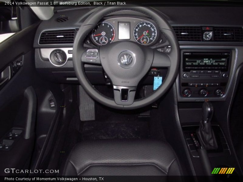 Black / Titan Black 2014 Volkswagen Passat 1.8T Wolfsburg Edition