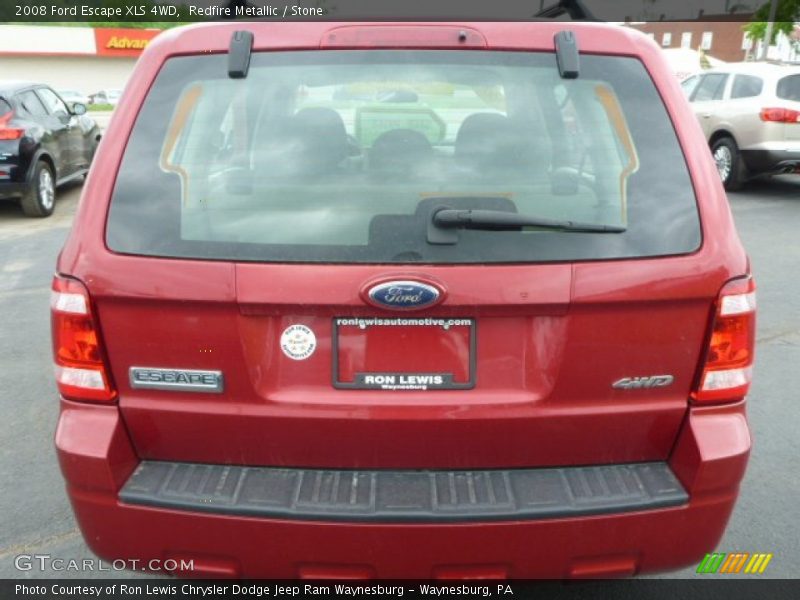 Redfire Metallic / Stone 2008 Ford Escape XLS 4WD